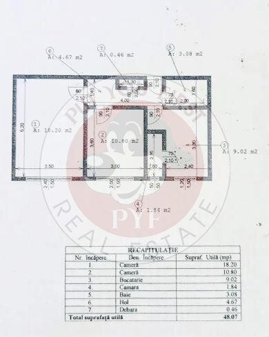 Teius | Ap 2 camere | 54mp | Semidecomandat | B12072